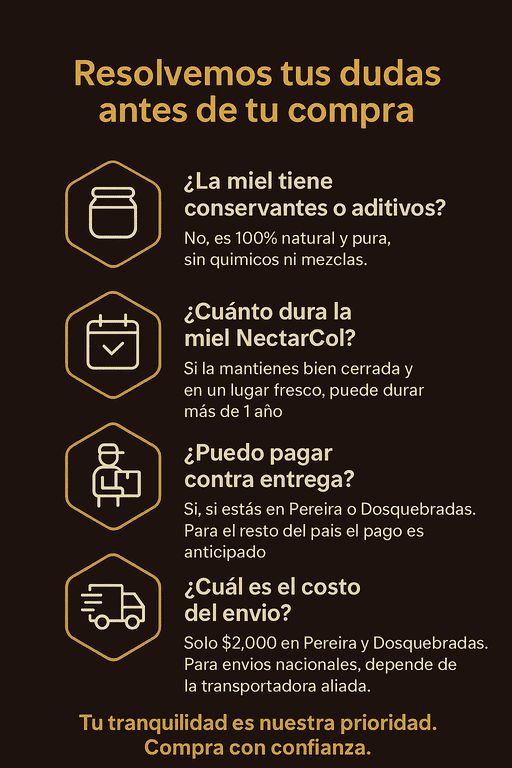 MIEL DE ABEJAS NECTARCOL